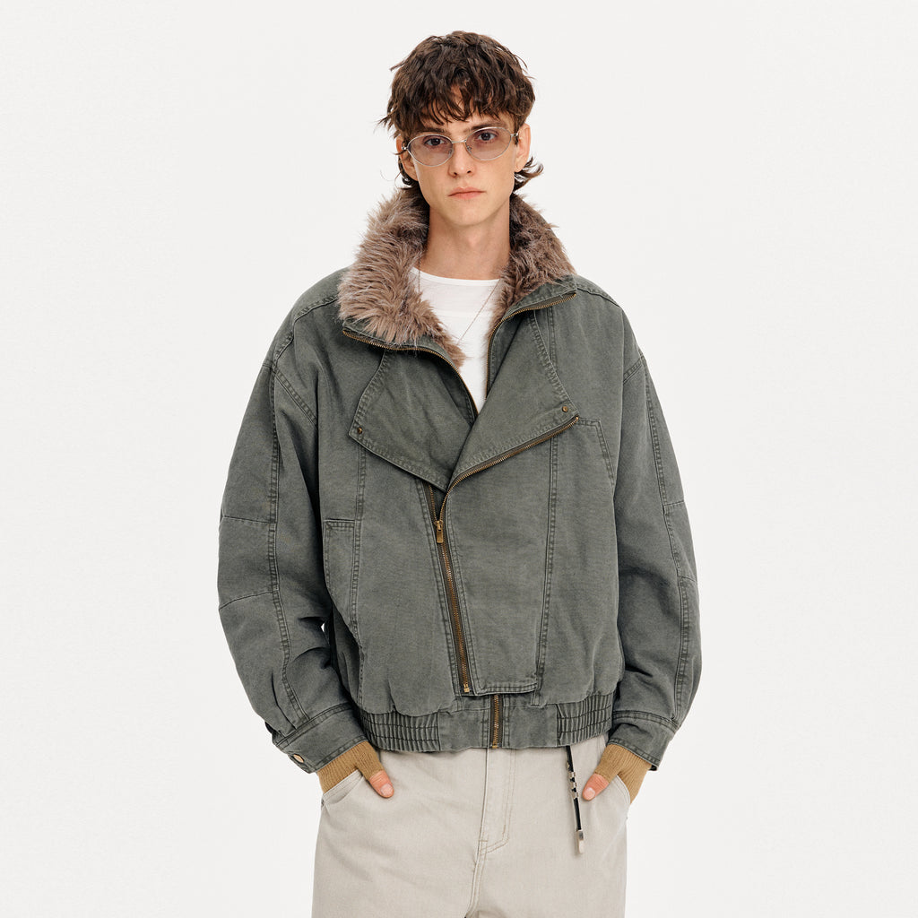 MADWITCH DECONSTRUCTED WASHED WORK JACKET #880630