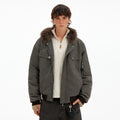 MADWITCH RETRO HOUNDSTOOTH PARKA JACKET #MY2526