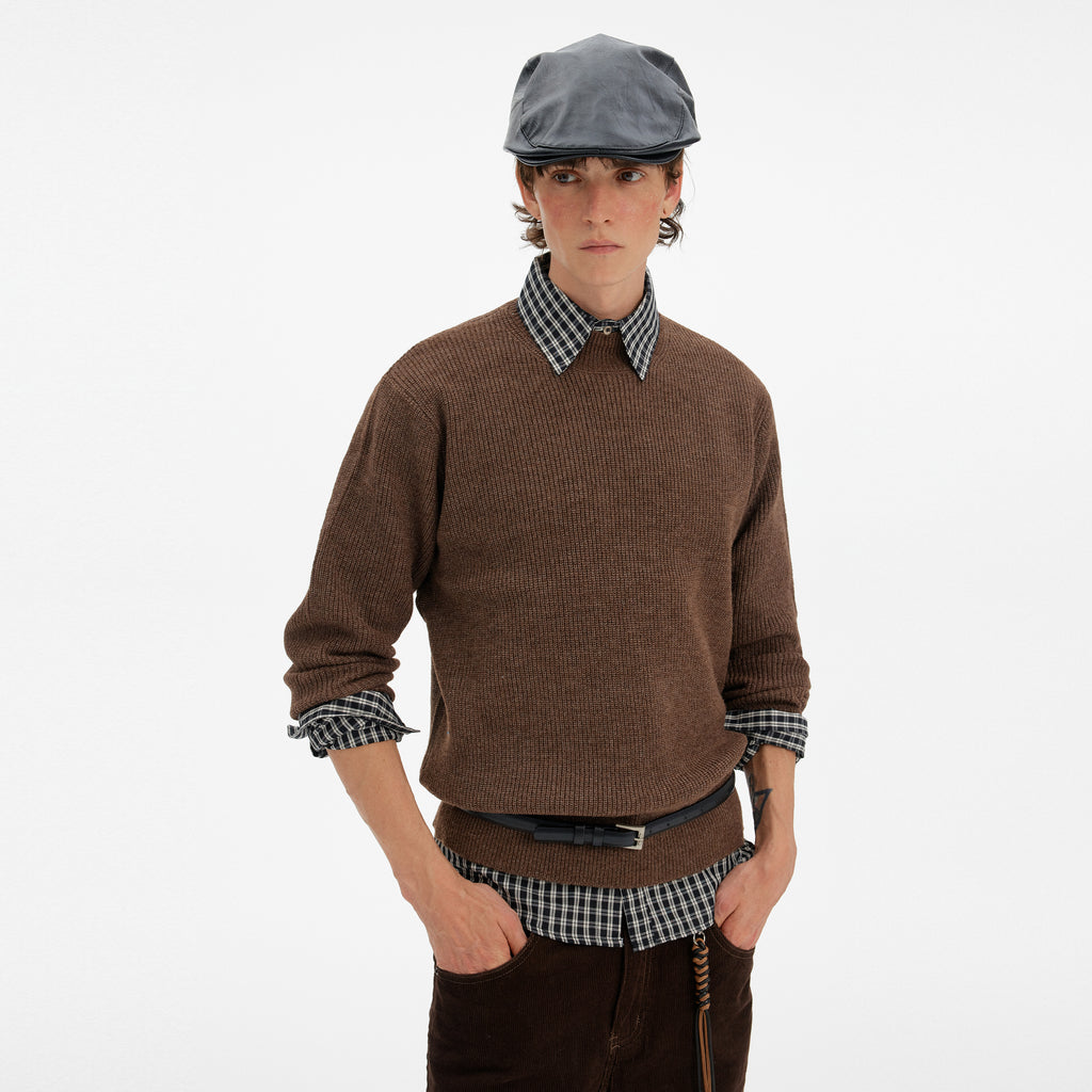 MADWITCH MINIMAL PULLOVER KNIT SWEATER #80390