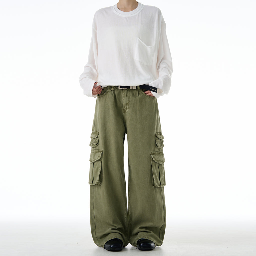 MADWITCH MULTI-POCKET CARGO PANTS #CK3397