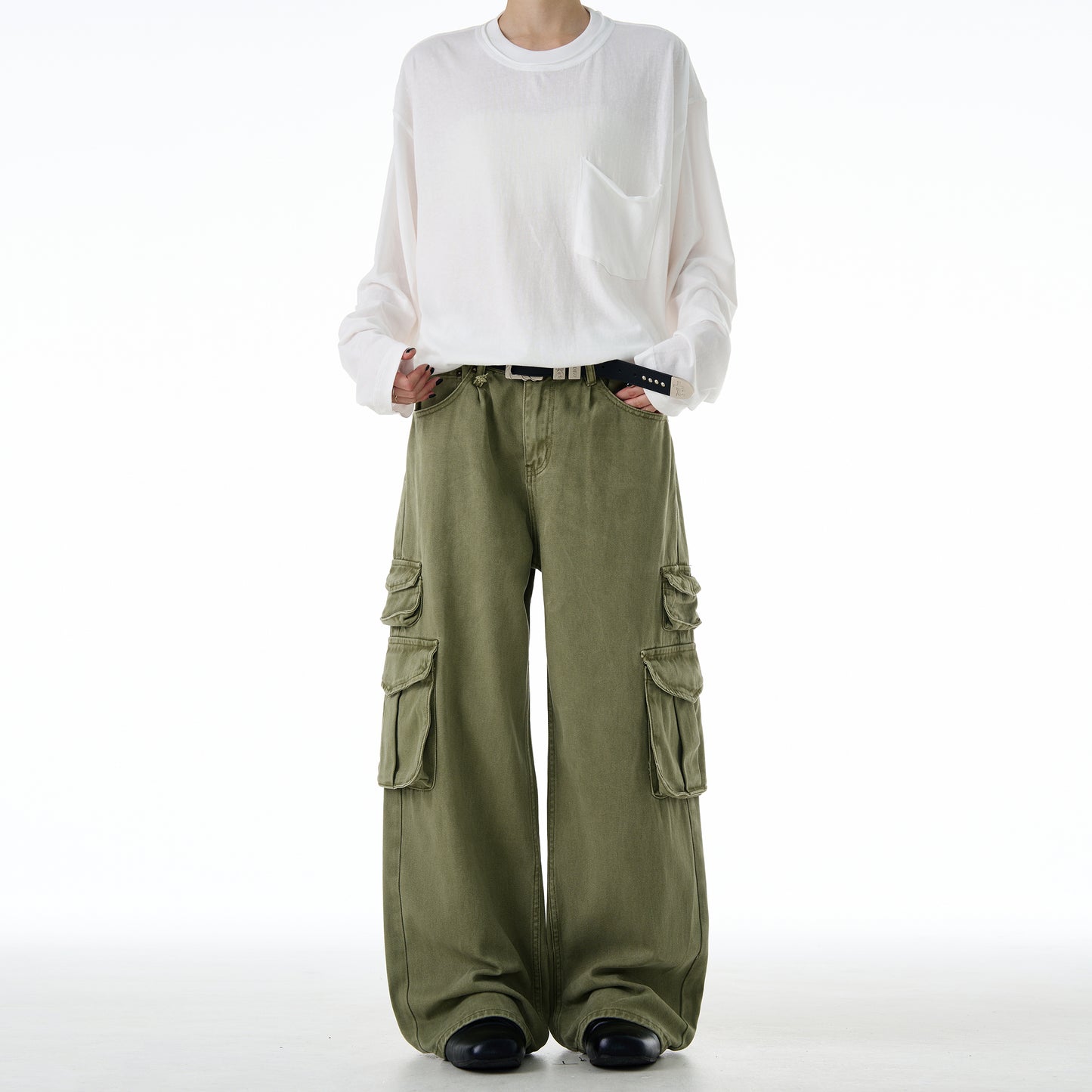 MADWITCH MULTI-POCKET CARGO PANTS #CK3397