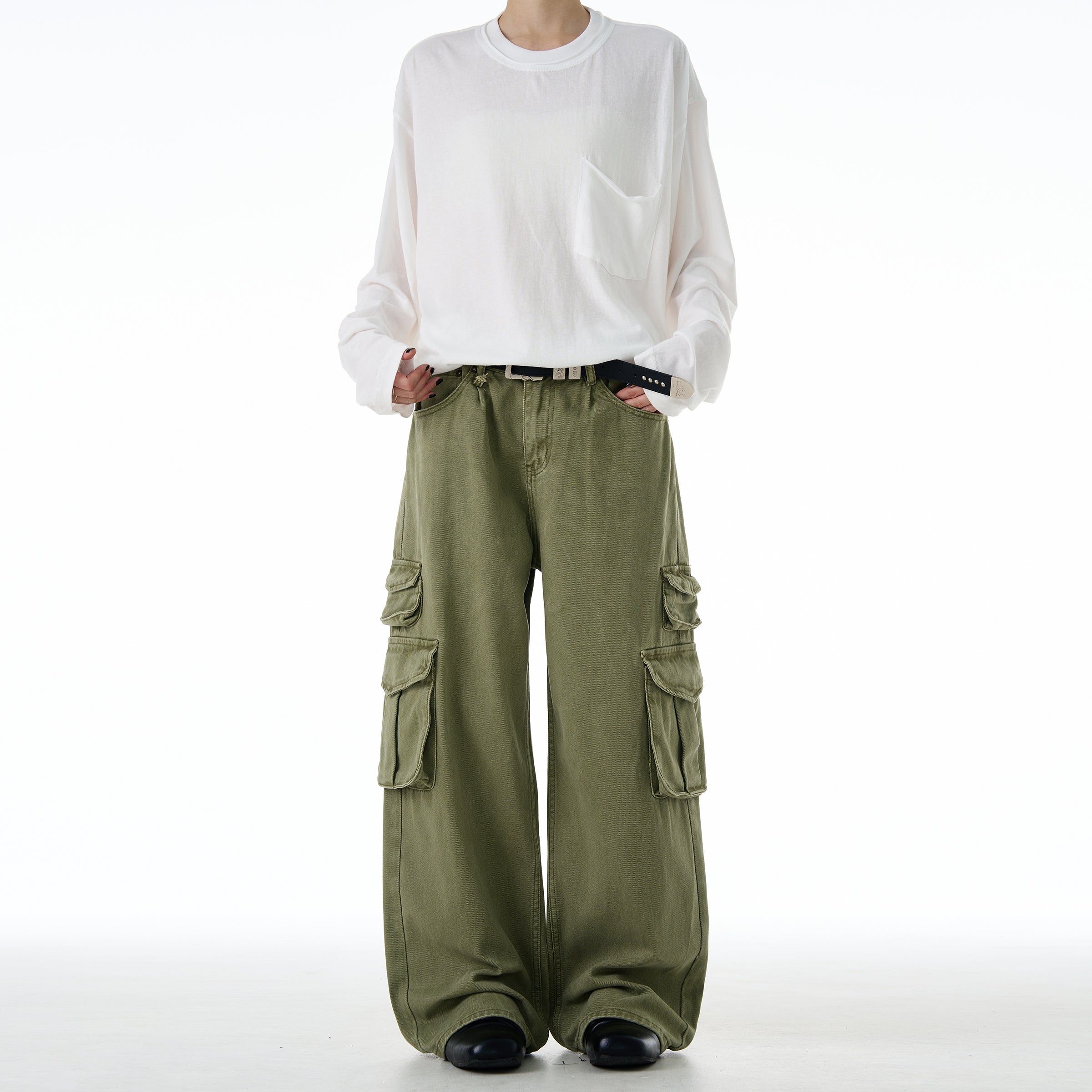 MADWITCH MULTI-POCKET CARGO PANTS #CK3397
