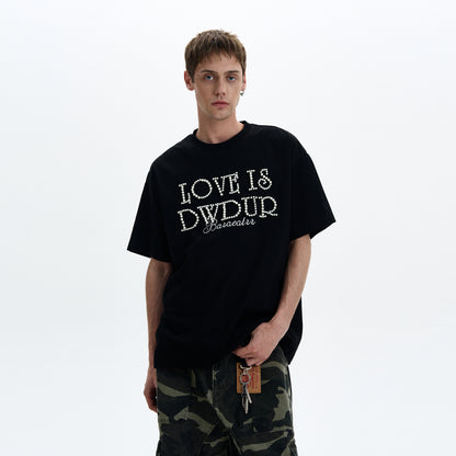 MADWITCH PEARL STUDDED TEE #5865