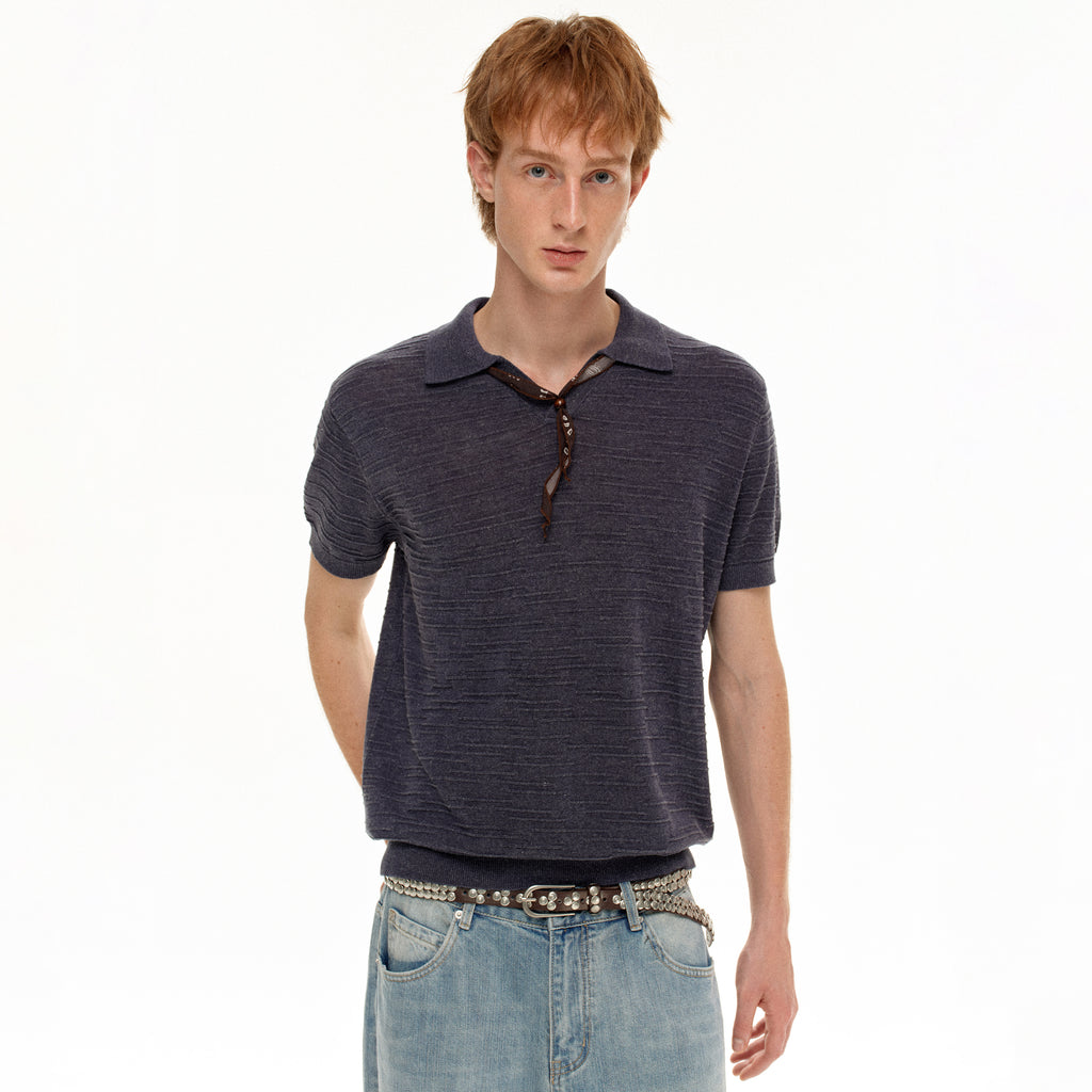 MADWITCH HERITAGE POLO TEXTURED TEE #86123
