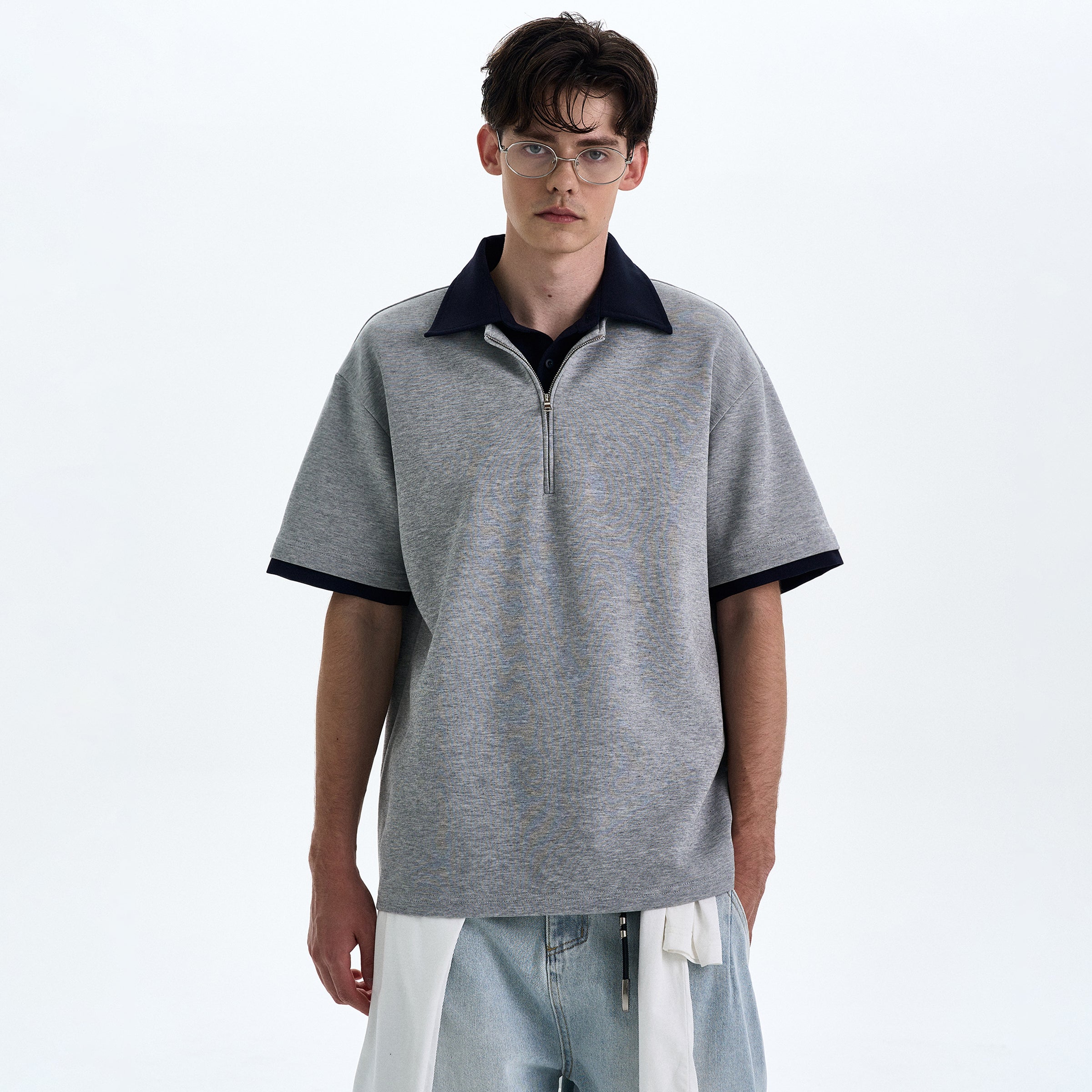 MADWITCH DOUBLE LAYERED T-SHIRT #C1766C25