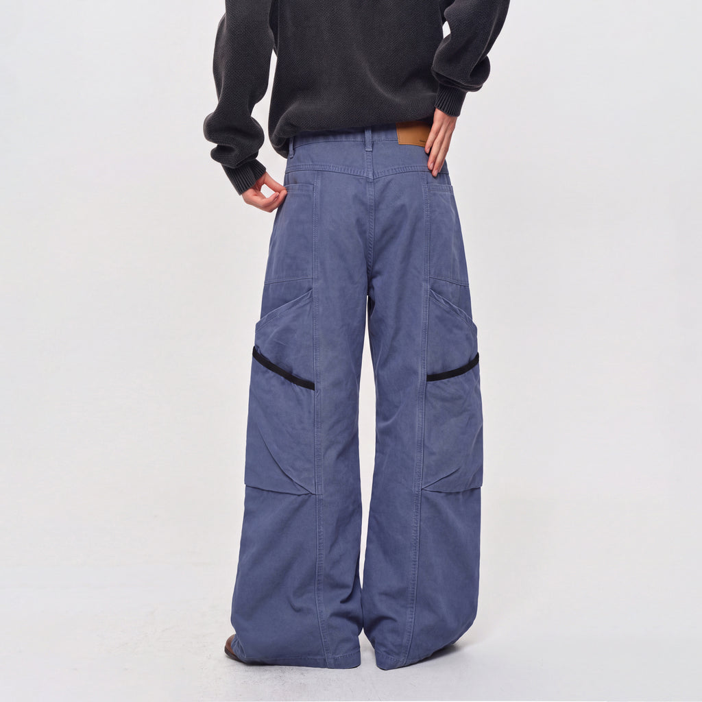MADWITCH WASHED MESH CARGO PANTS #Z068