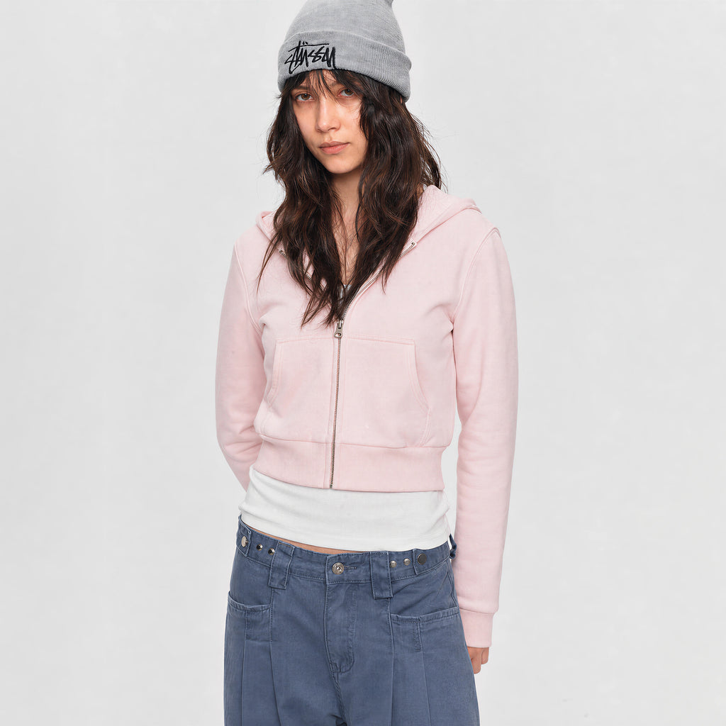 MADWITCH CROPPED SLIM-FIT ZIP HOODIE #C2026338