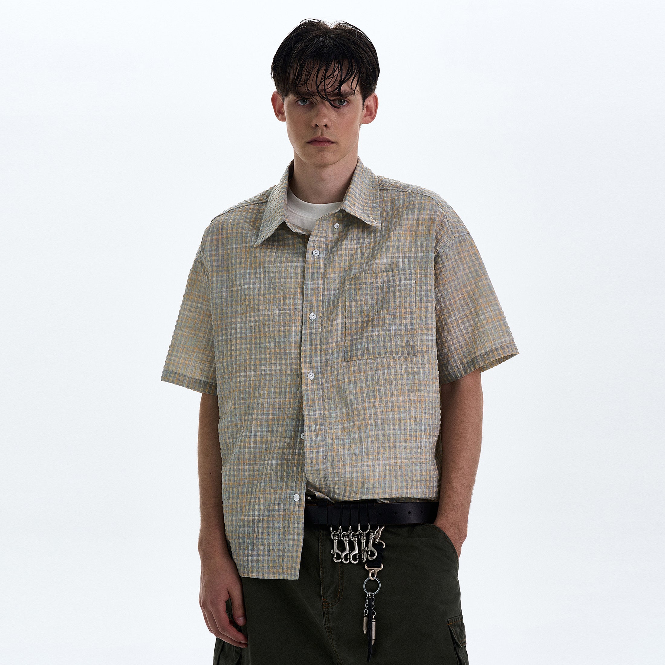 MADWITCH VINTAGE LOOSE FIT SHIRT #CR219