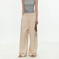 MADWITCH PRINTED LINEN DRAWSTRING PANTS #CK61035