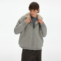 MADWITCH ATMOSPHERIC FUR COLLAR CARDIGAN #6003