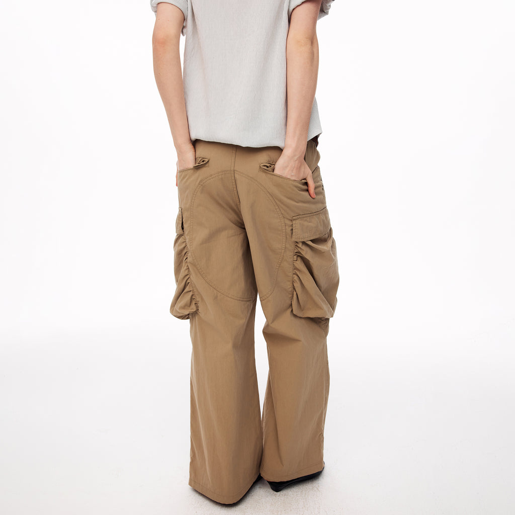 MADWITCH JELLYFISH PLEATED CARGO TROUSERS #A637