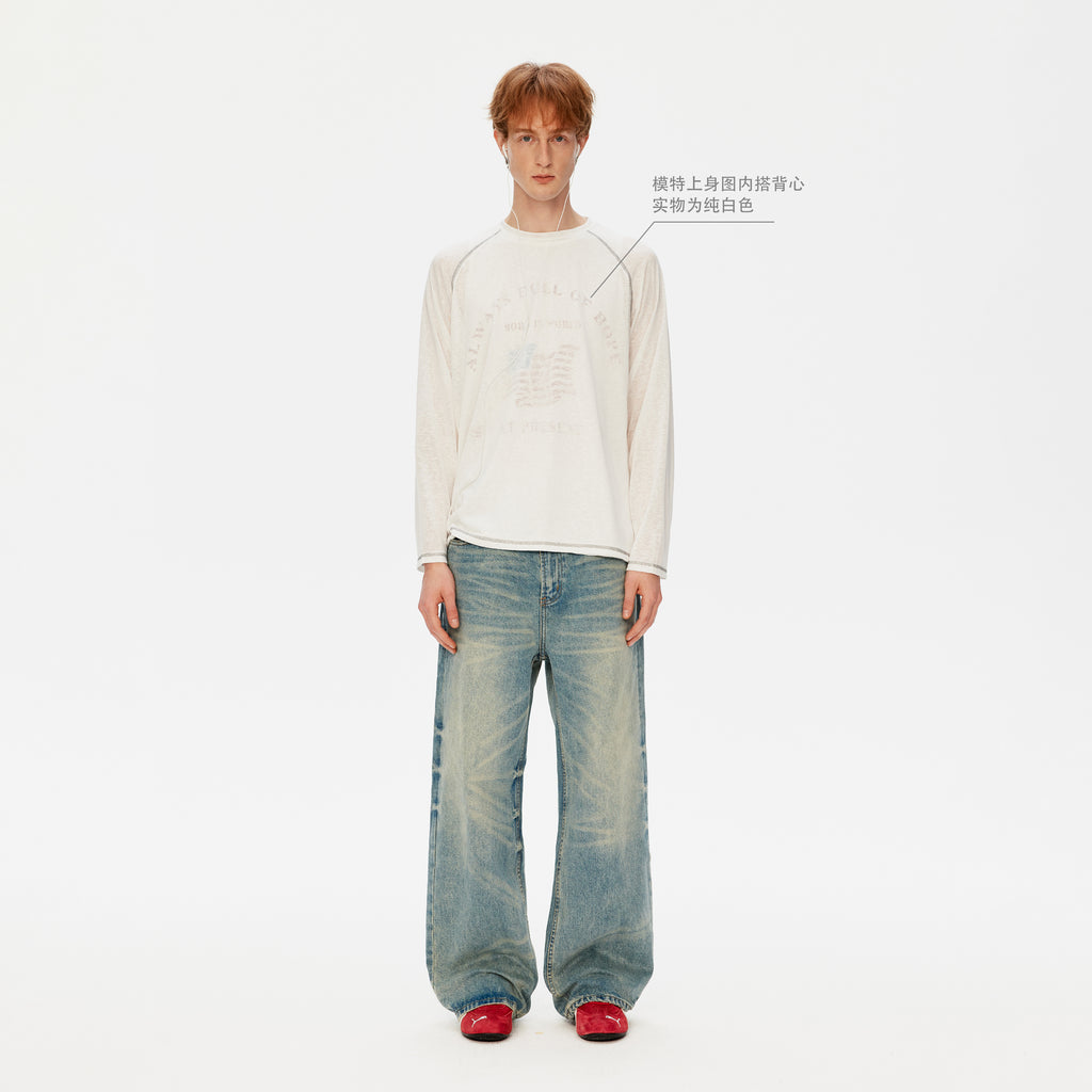 MADWITCH CREW NECK SUN TEE #AM2077