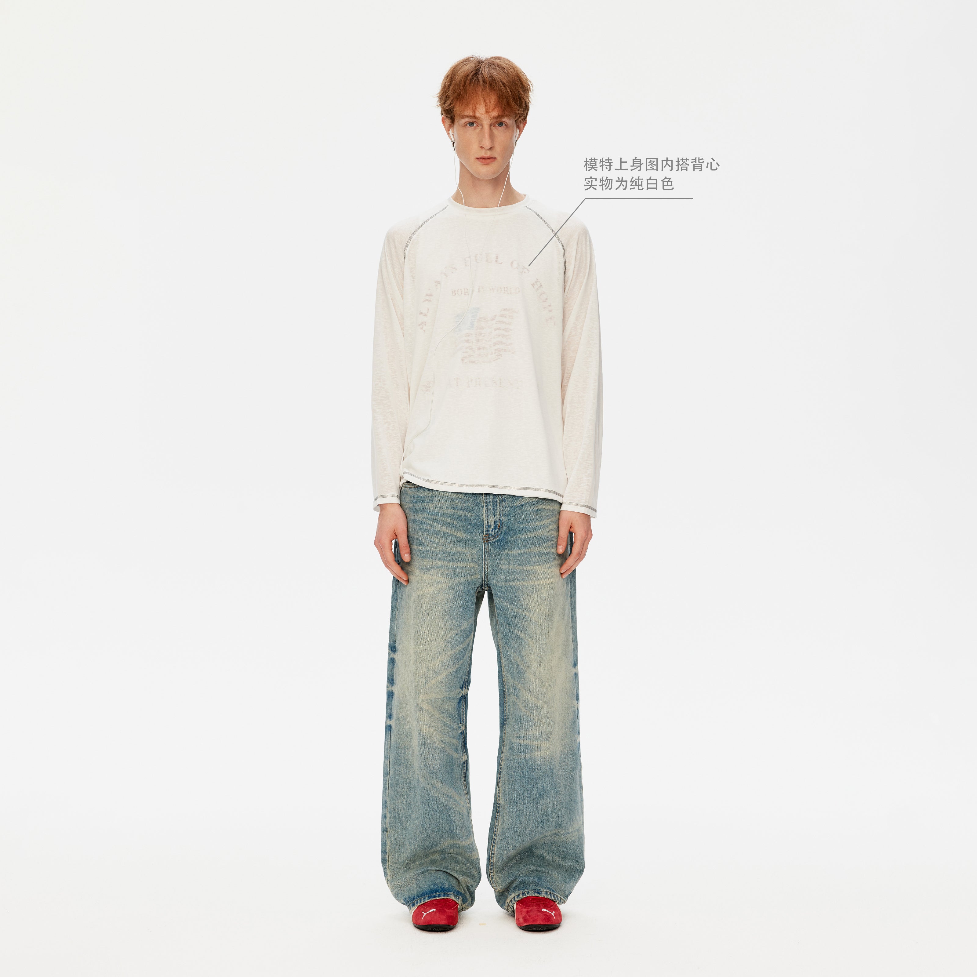 MADWITCH CREW NECK SUN TEE #AM2077