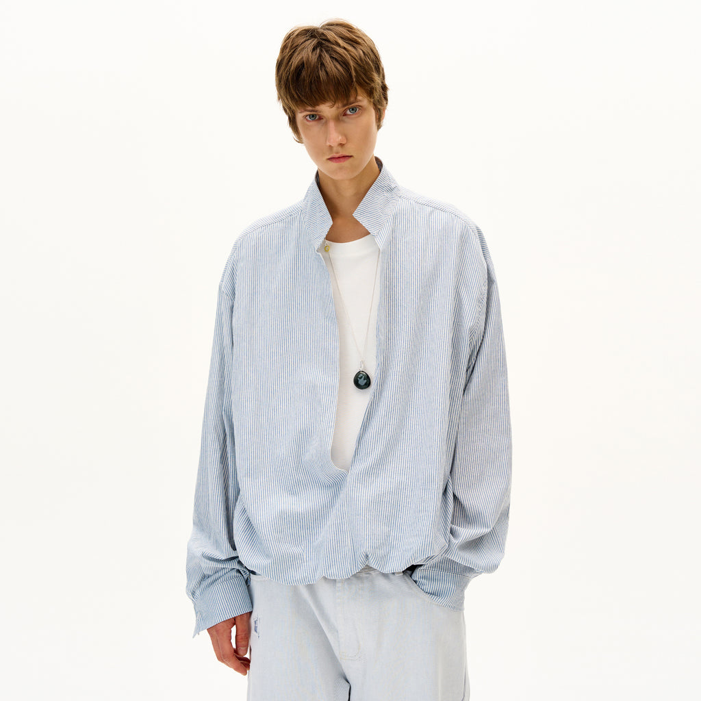 MADWITCH FAUX TWO-PIECE LONG SLEEVE SHIRT #CR608