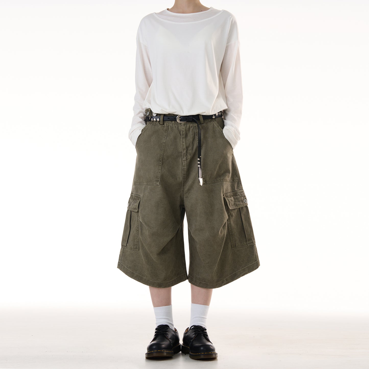 MADWITCH VINTAGE WORKWEAR SHORTS #CK238D