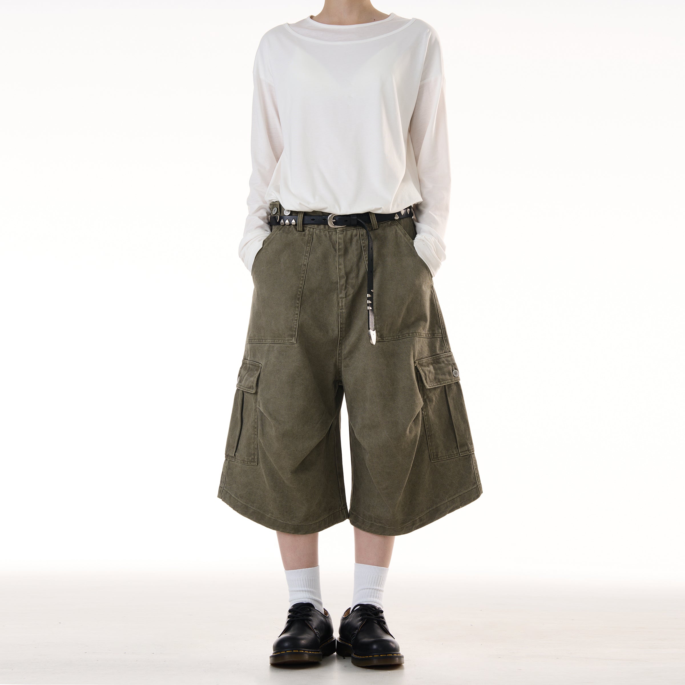 MADWITCH VINTAGE WORKWEAR SHORTS #CK238D