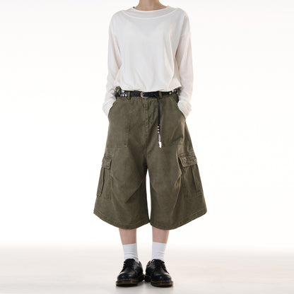 MADWITCH VINTAGE WORKWEAR SHORTS #CK238D