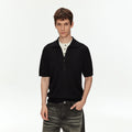 MADWITCH VINTAGE FAUX LAYER POLO TEE #AW26819