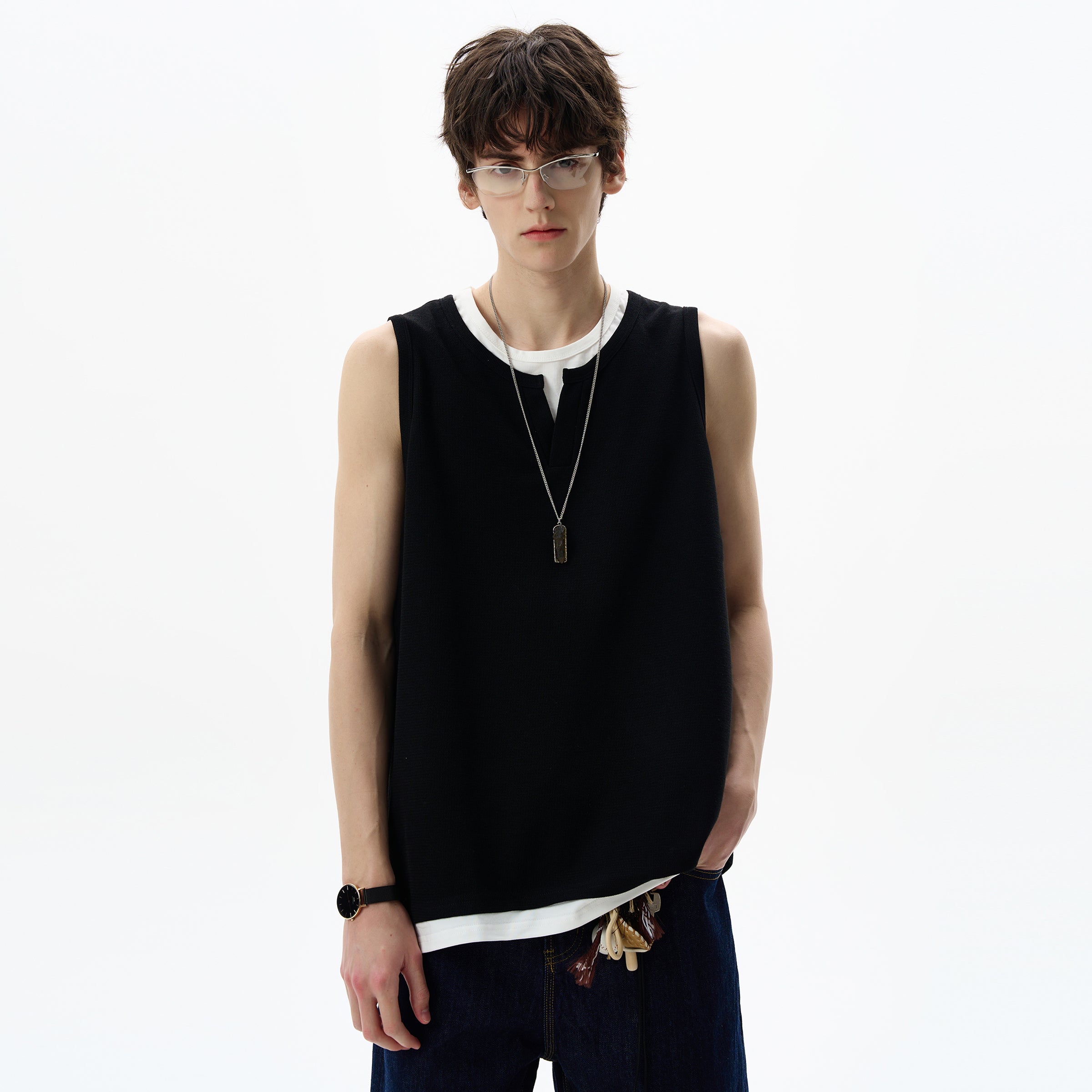 MADWITCH SLEEVELESS TANK VEST #6224