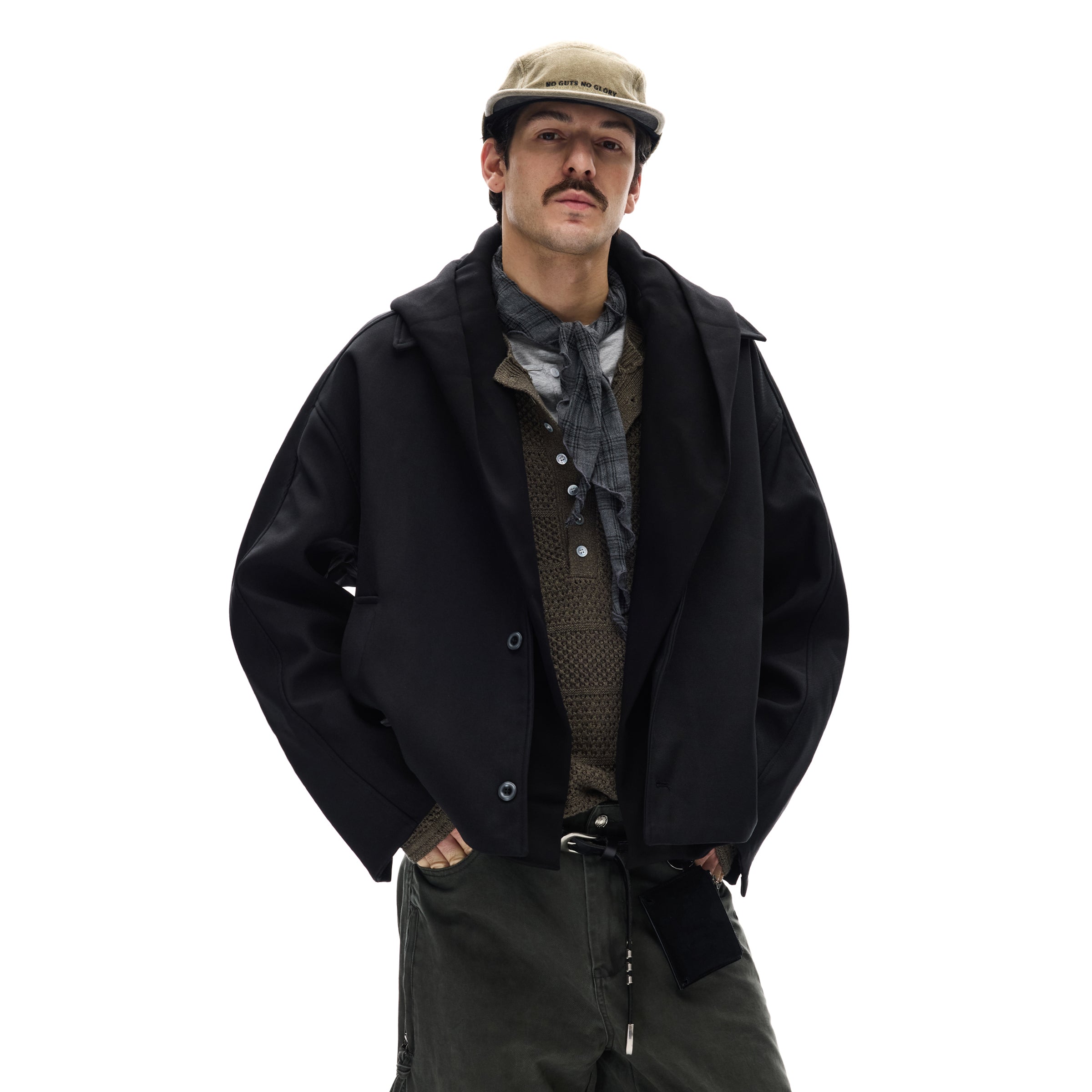 MADWITCH FAUX HOOD BLAZER #630021