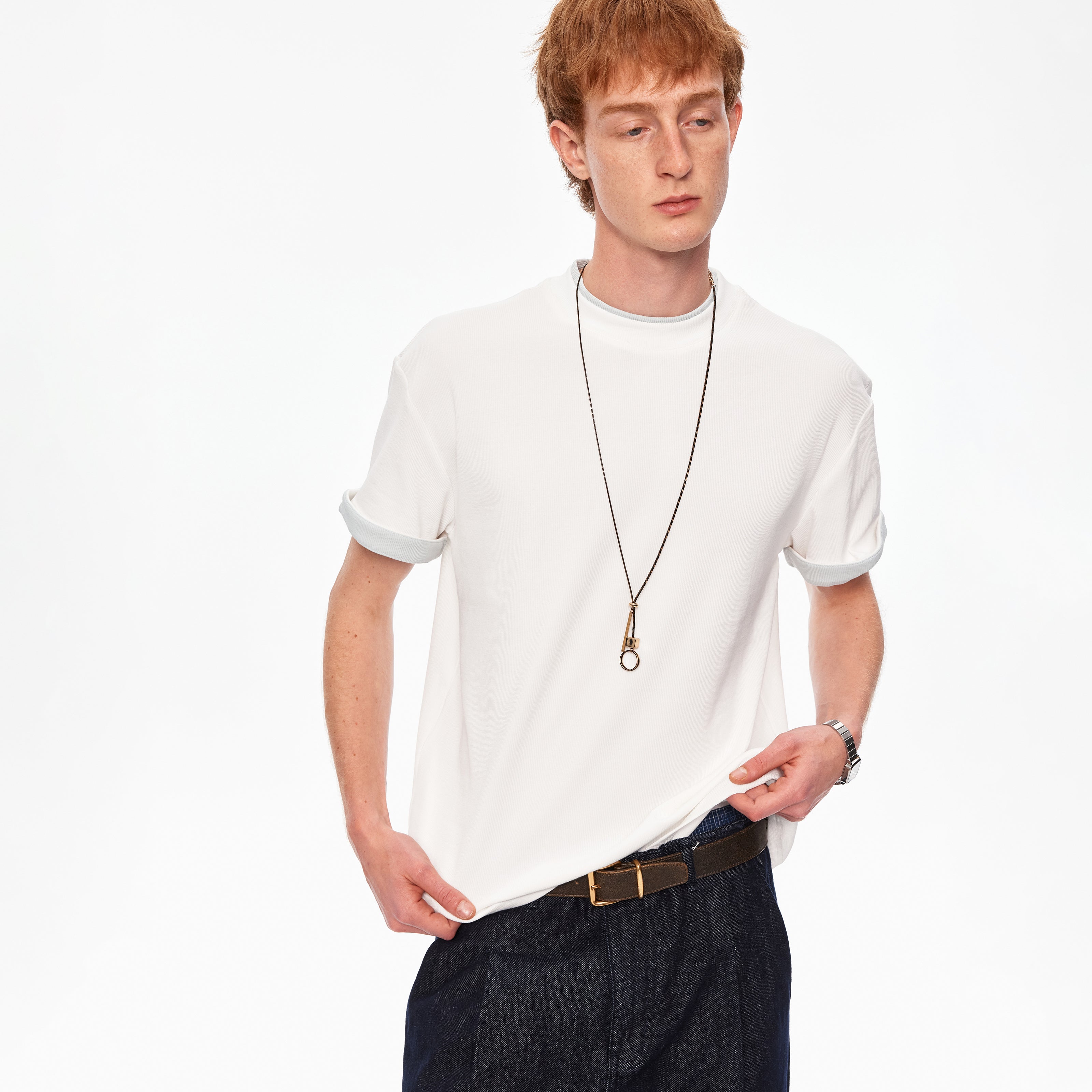 MADWITCH DOUBLE COLLAR TEE #M1134 - MadWitch Store