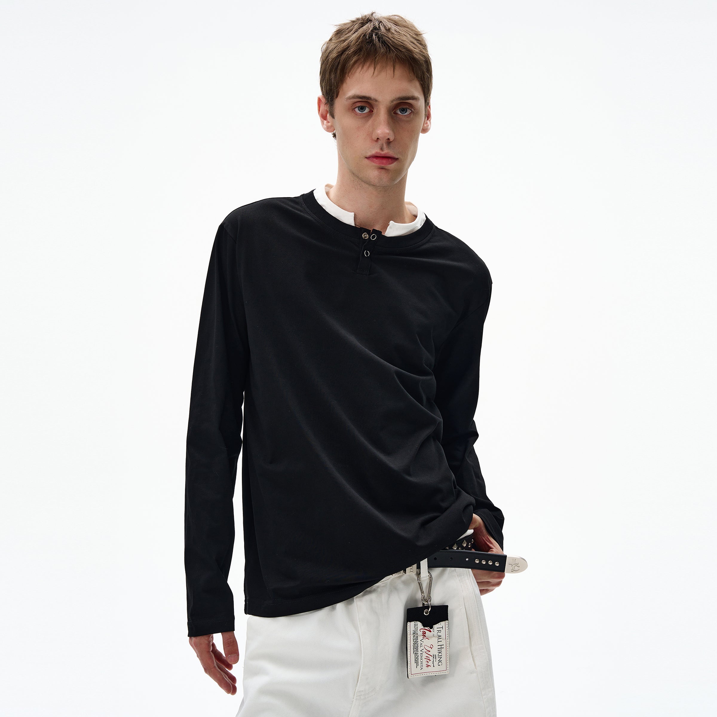 MADWITCH CLEAN FIT FAUX LAYERED SHIRT #RT30