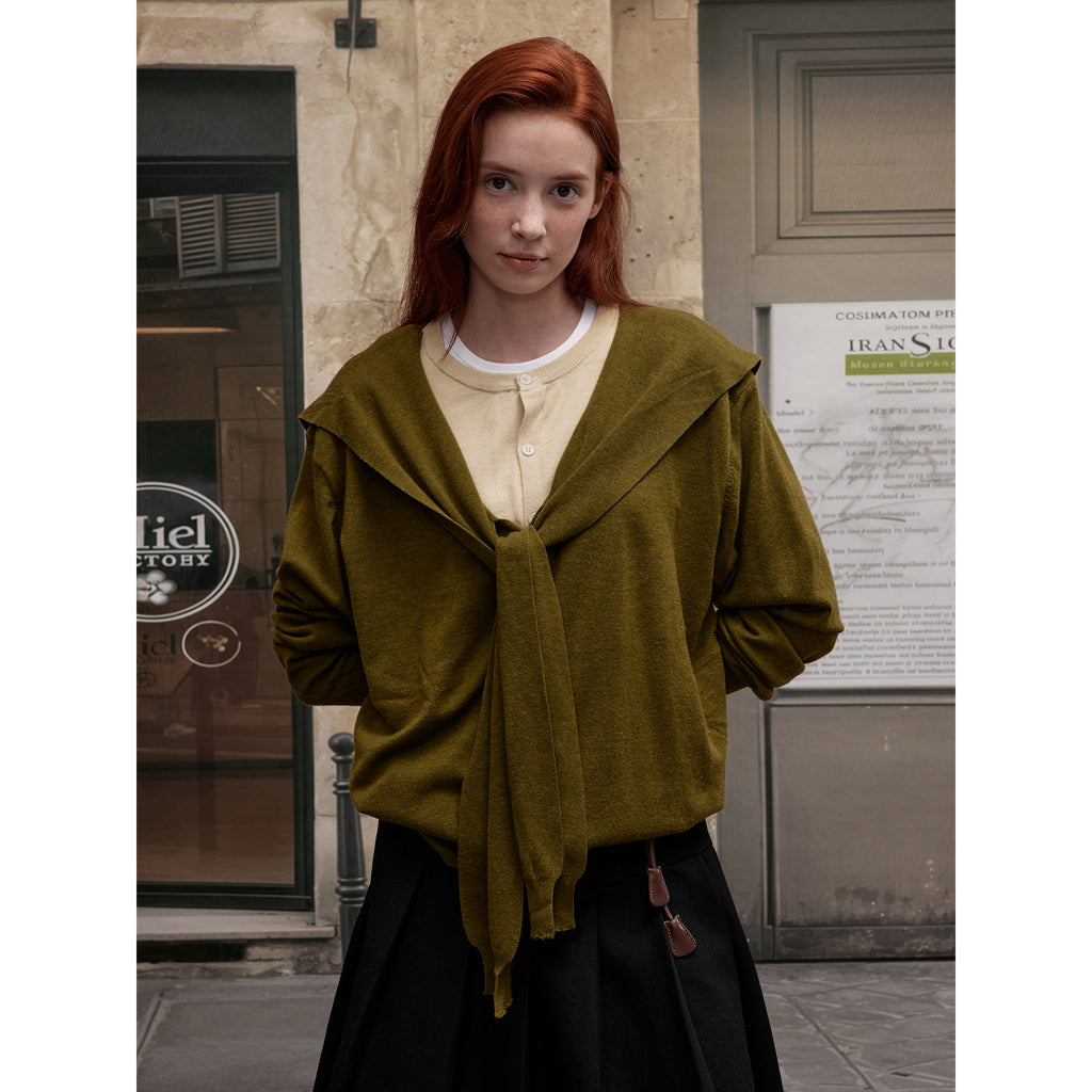 MADWITCH CAPE KNIT SWEATER #51157