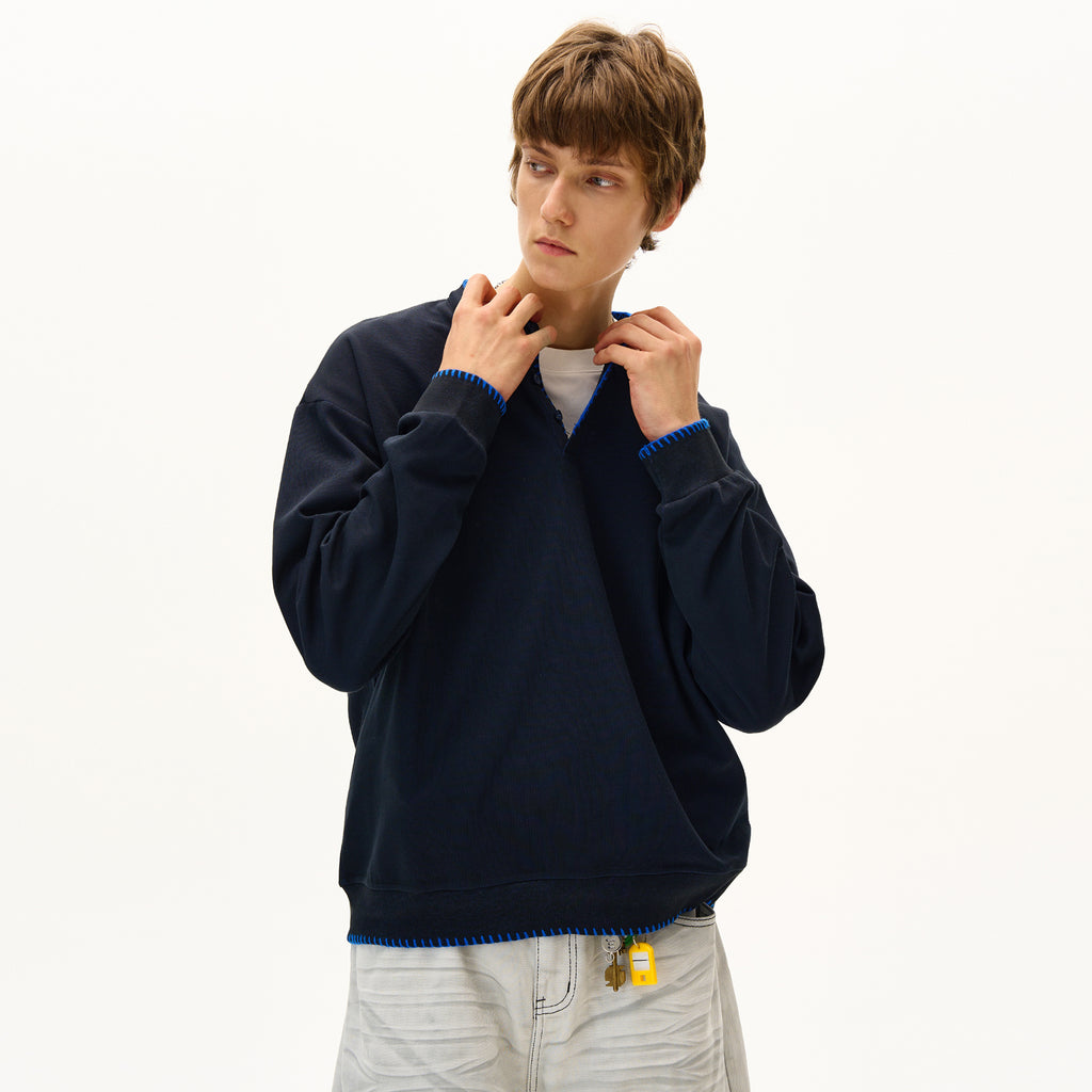 MADWITCH UNISEX RELAXED FIT CASUAL LONG SLEEVE #C258Q25
