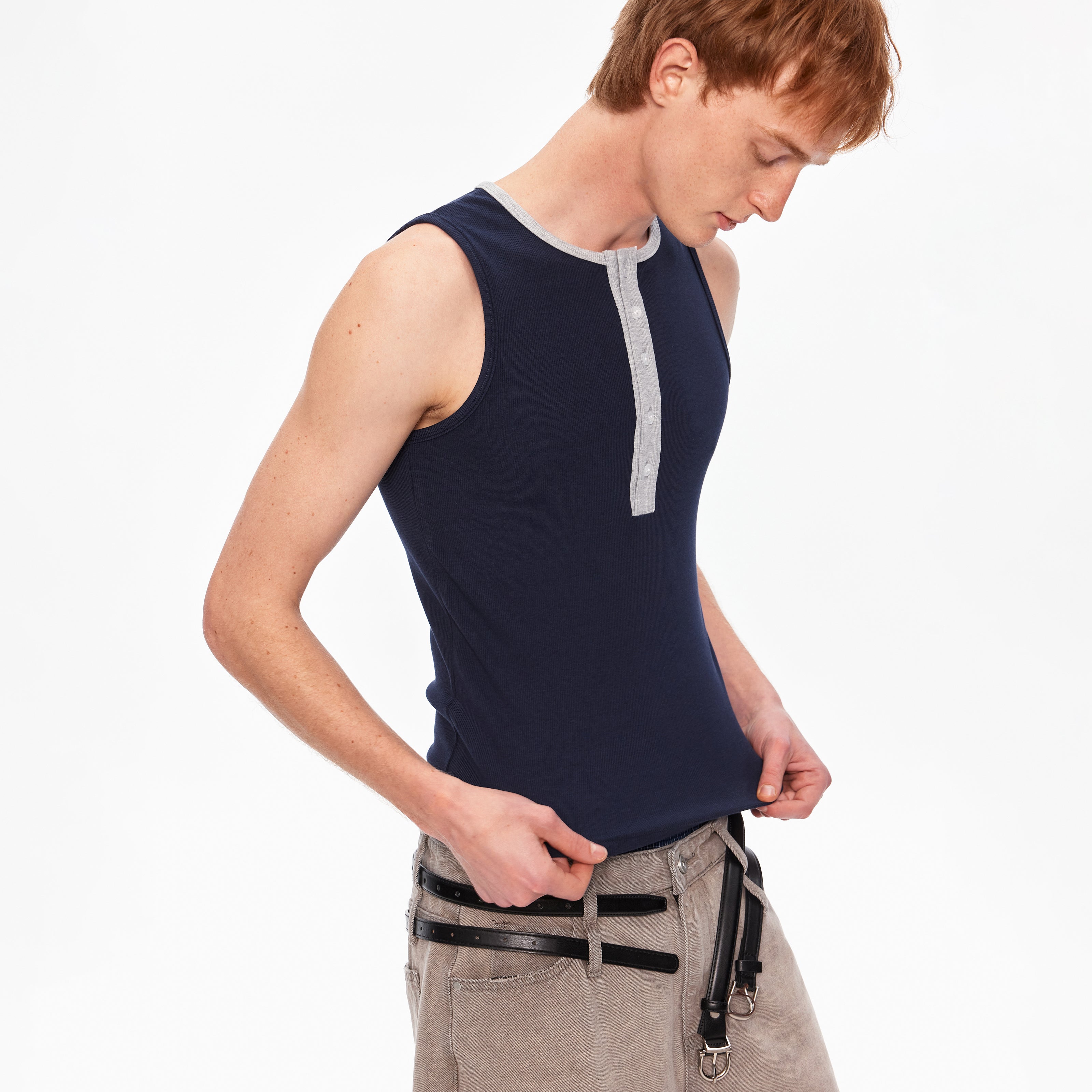 MADWITCH VINTAGE COLORBLOCK TANK #9592