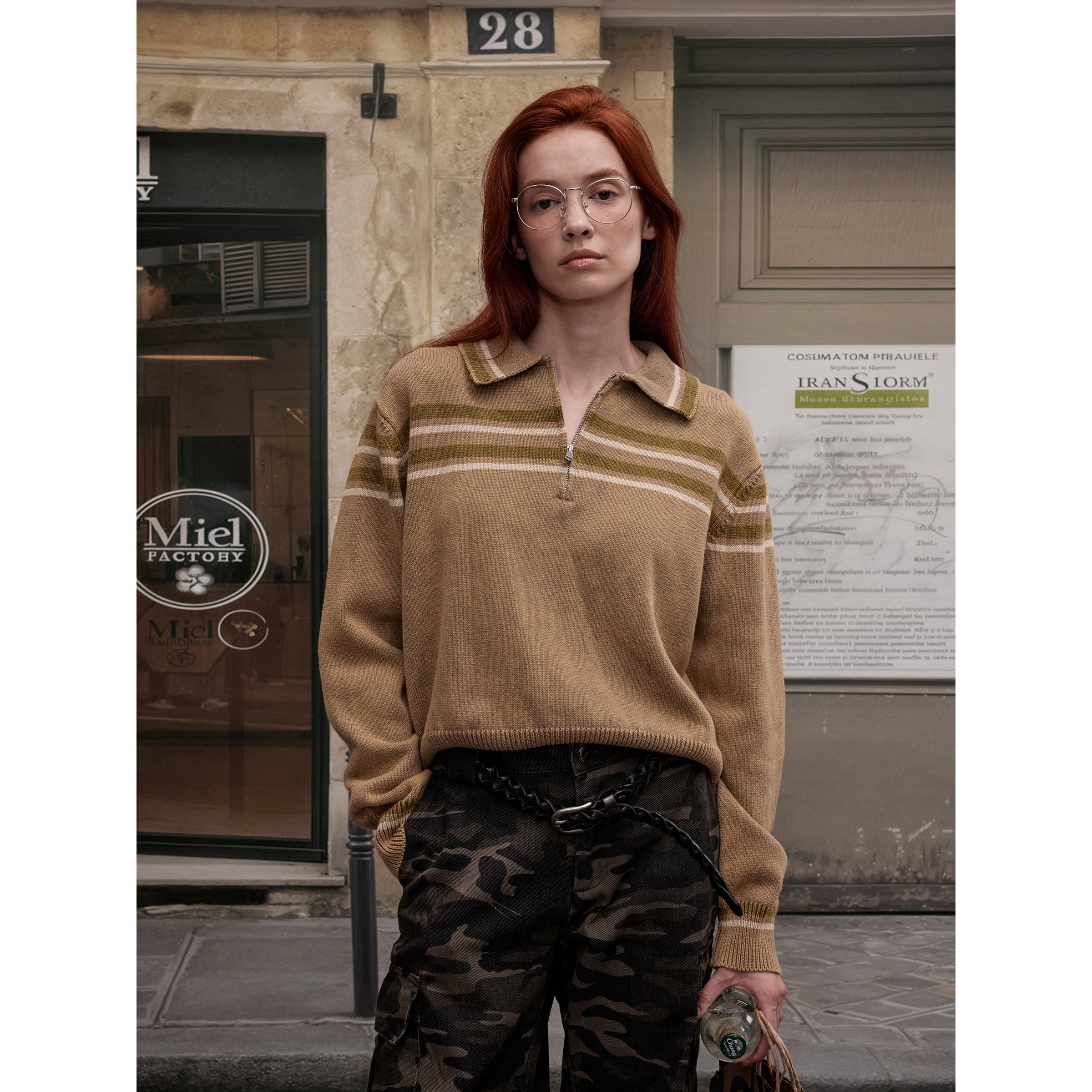 MADWITCH OLD MONEY CROP KNIT #72378