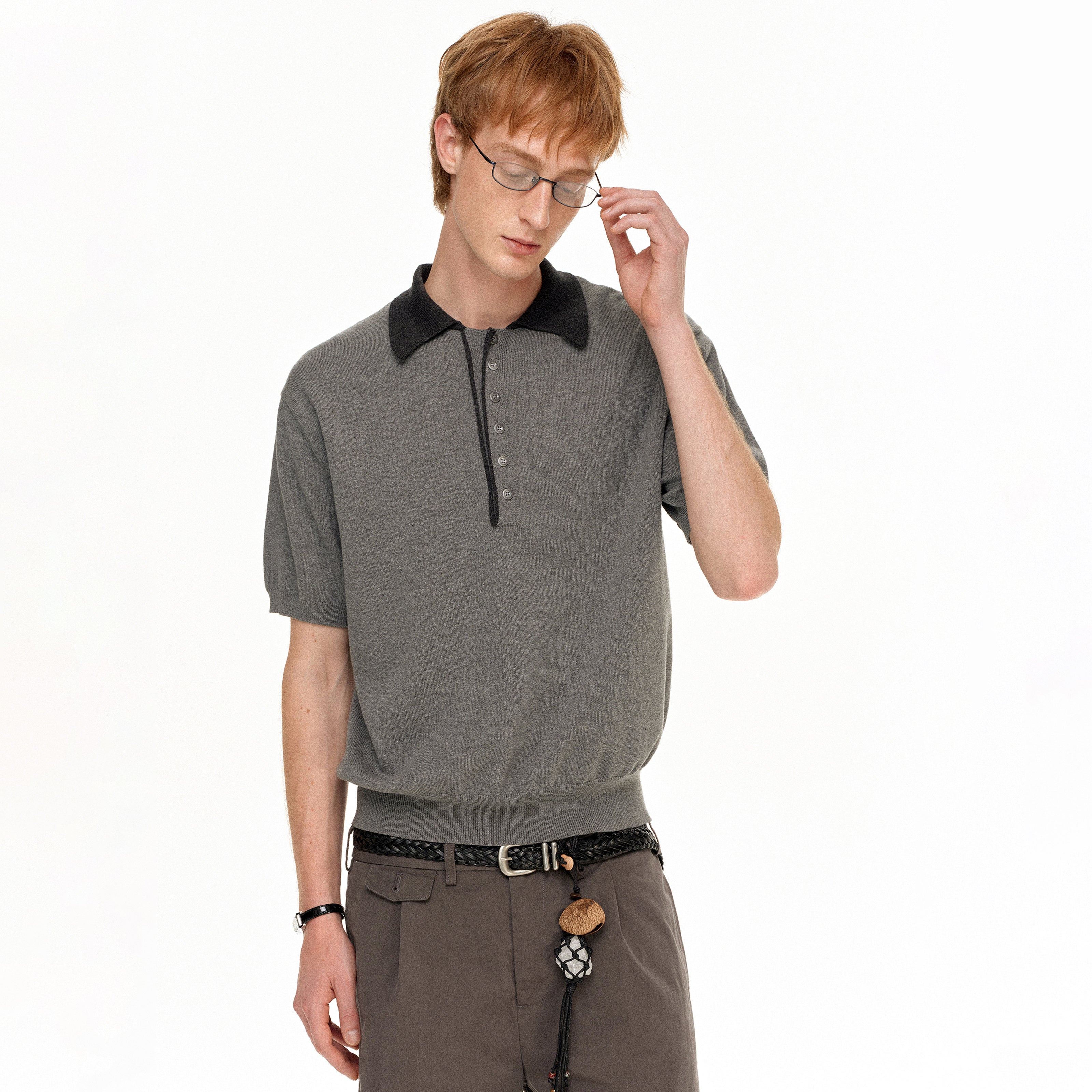 MADWITCH PREMIUM POLO KNIT TEE #991338