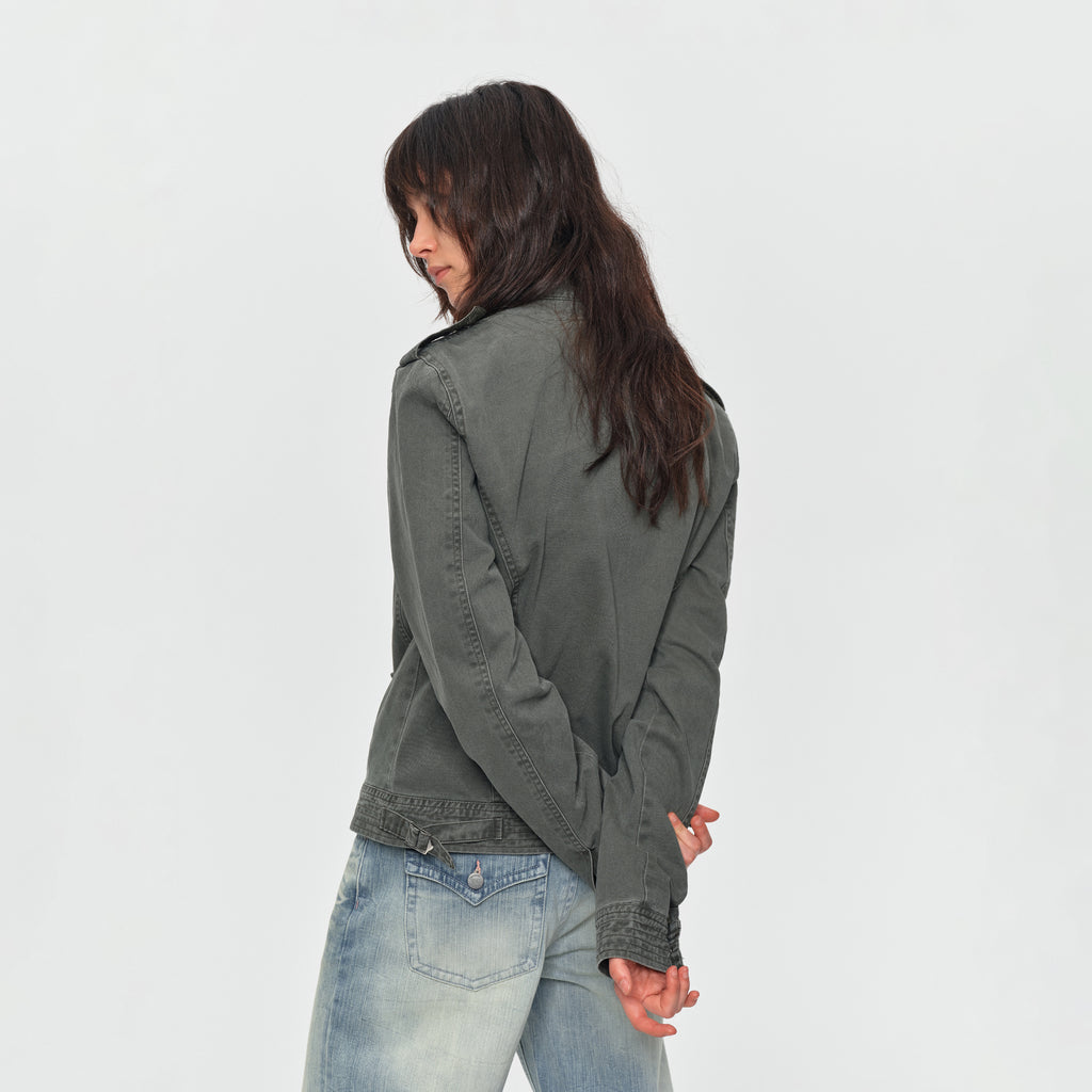 MADWITCH WASHED NAPOLEON STAND-COLLAR JACKET #26W60