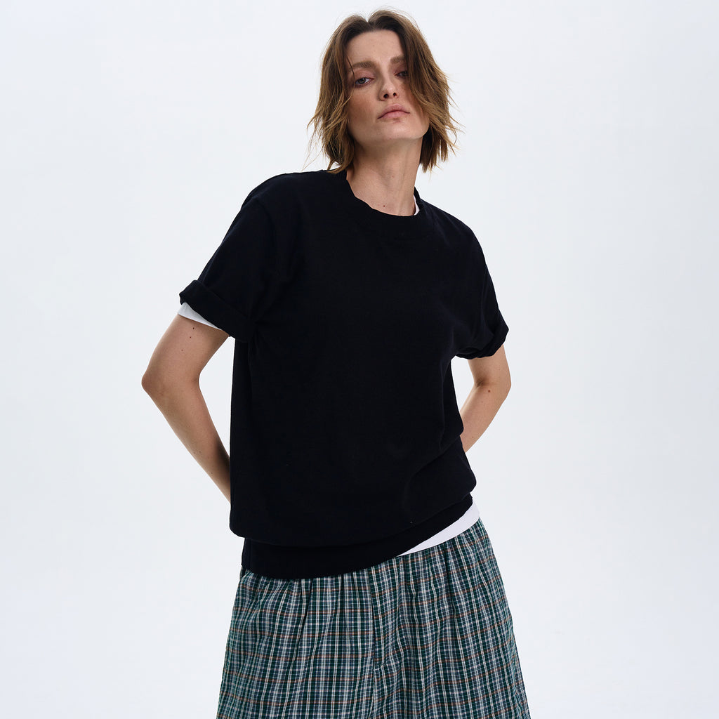 MADWITCH MINIMALIST CREW NECK CASUAL T-SHIRT #27331