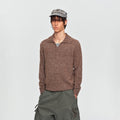 MADWITCH MARLED WOOL-BLEND POLO SWEATER #11820