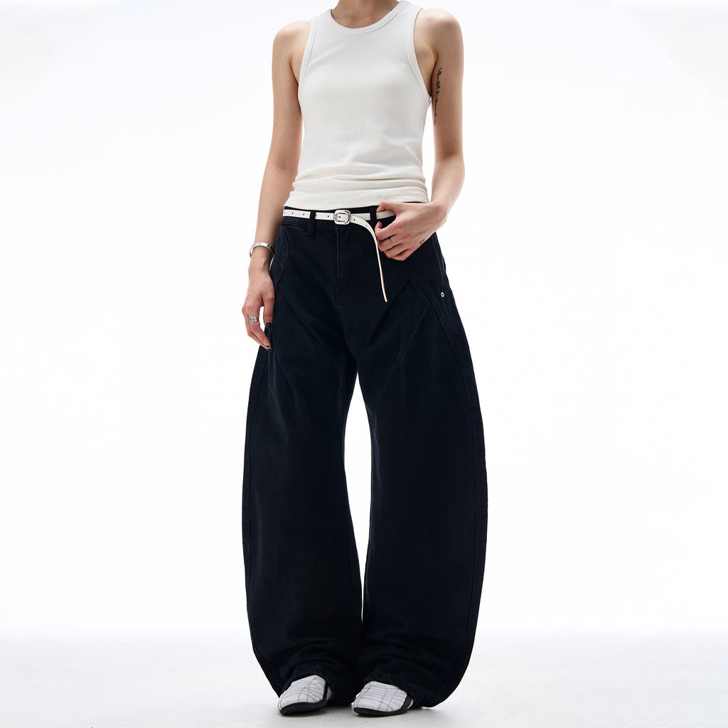 MADWITCH CLEANFIT PLEATED CARGO PANTS #AB1027