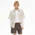 MADWITCH RELAXED COLLAR PLAID SHIRT 991186 - MadWitch Store