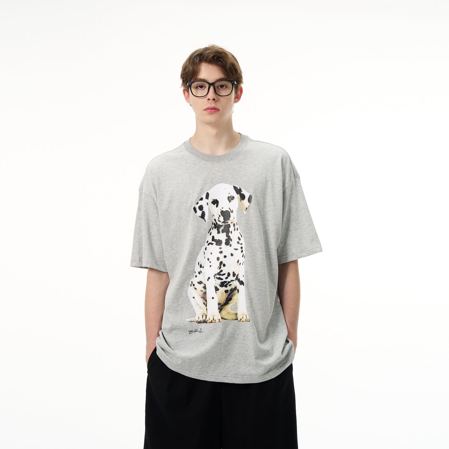 MADWITCH DOG PRINT T-SHIRT #EK6330