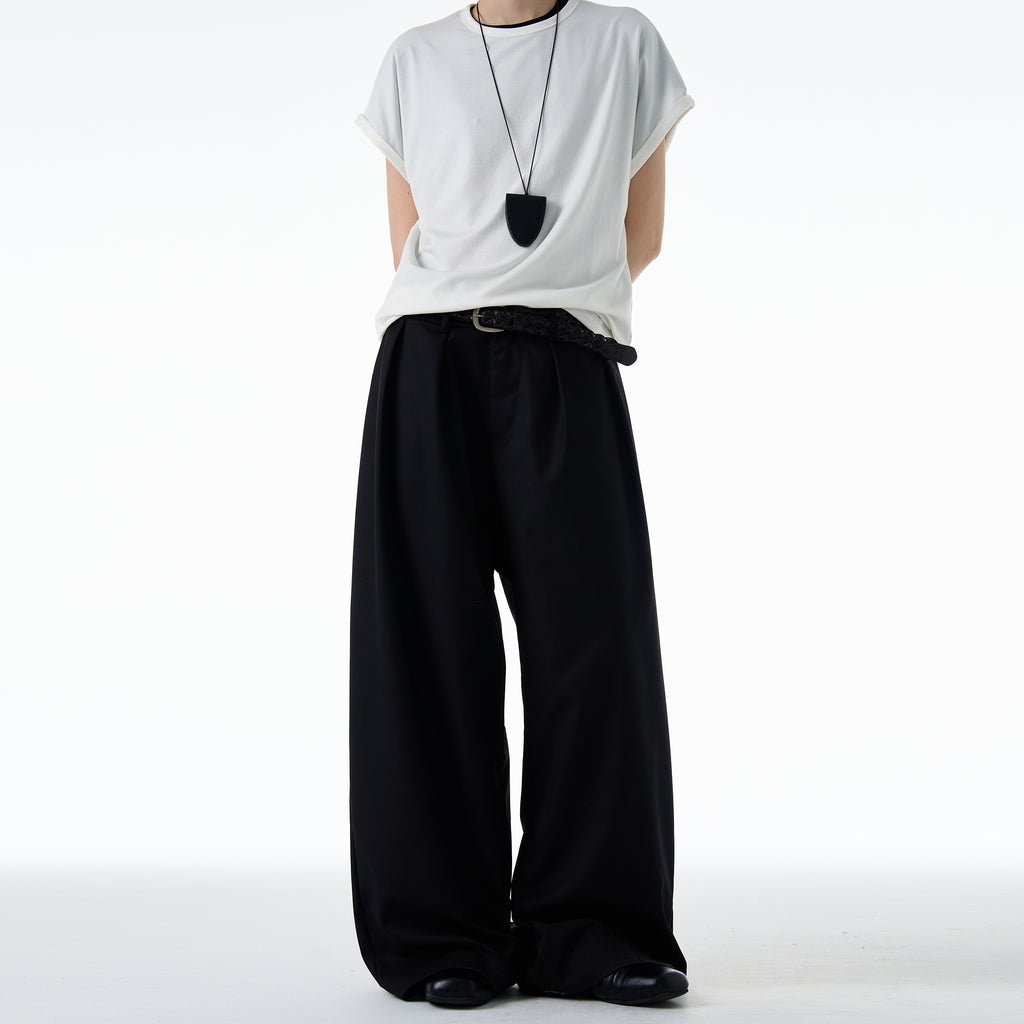 MADWITCH TAILORED DRAPED TROUSERS #C893