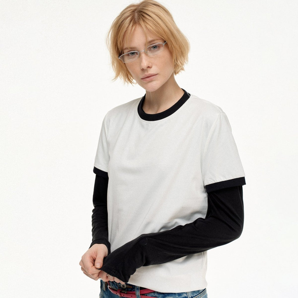MADWITCH VINTAGE PIPING RELAXED TEE RT64 - MadWitch Store