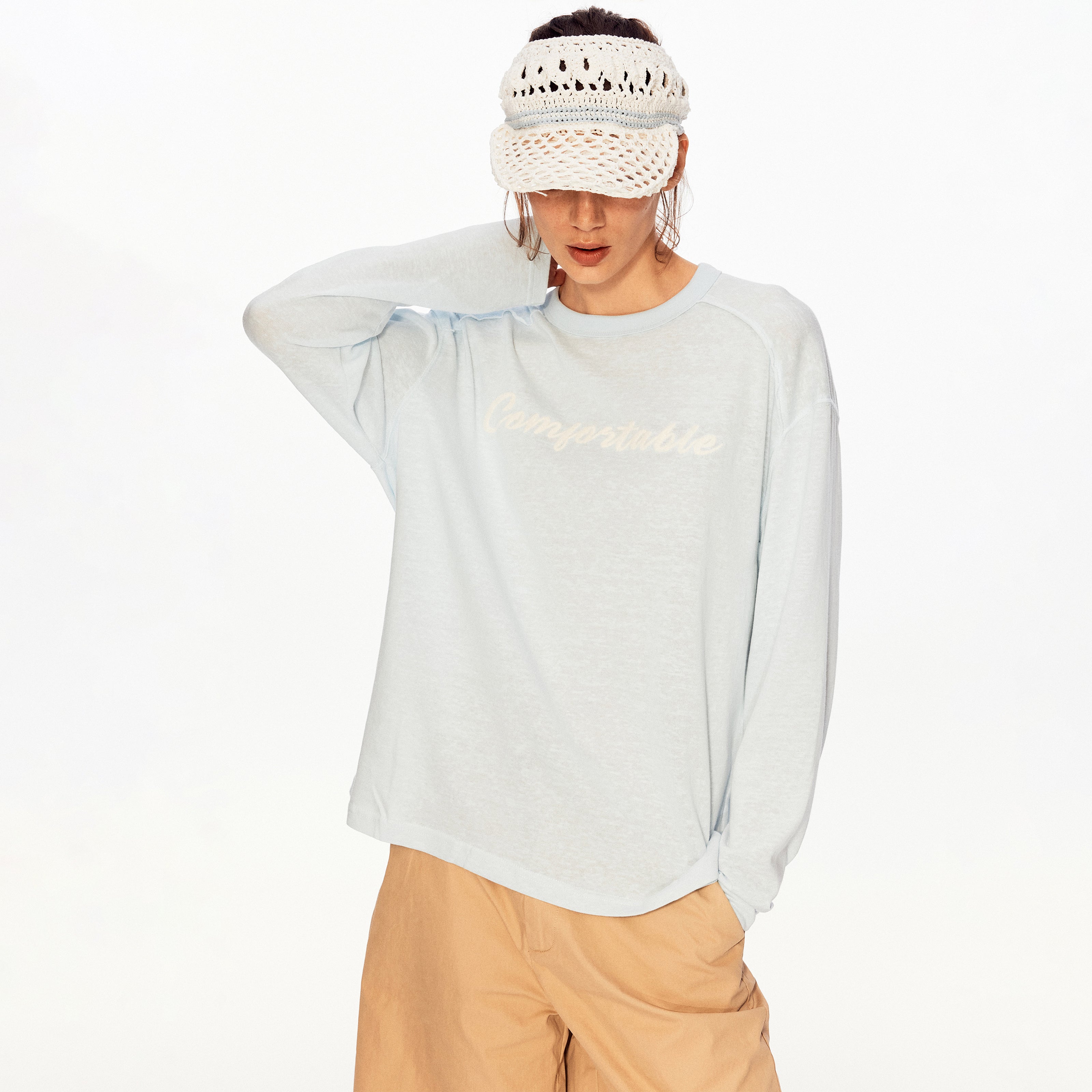 MADWITCH VINTAGE EMBROIDERED LONG TEE #880830