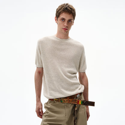 MADWITCH RETRO MINIMALIST KNIT TEE #250115