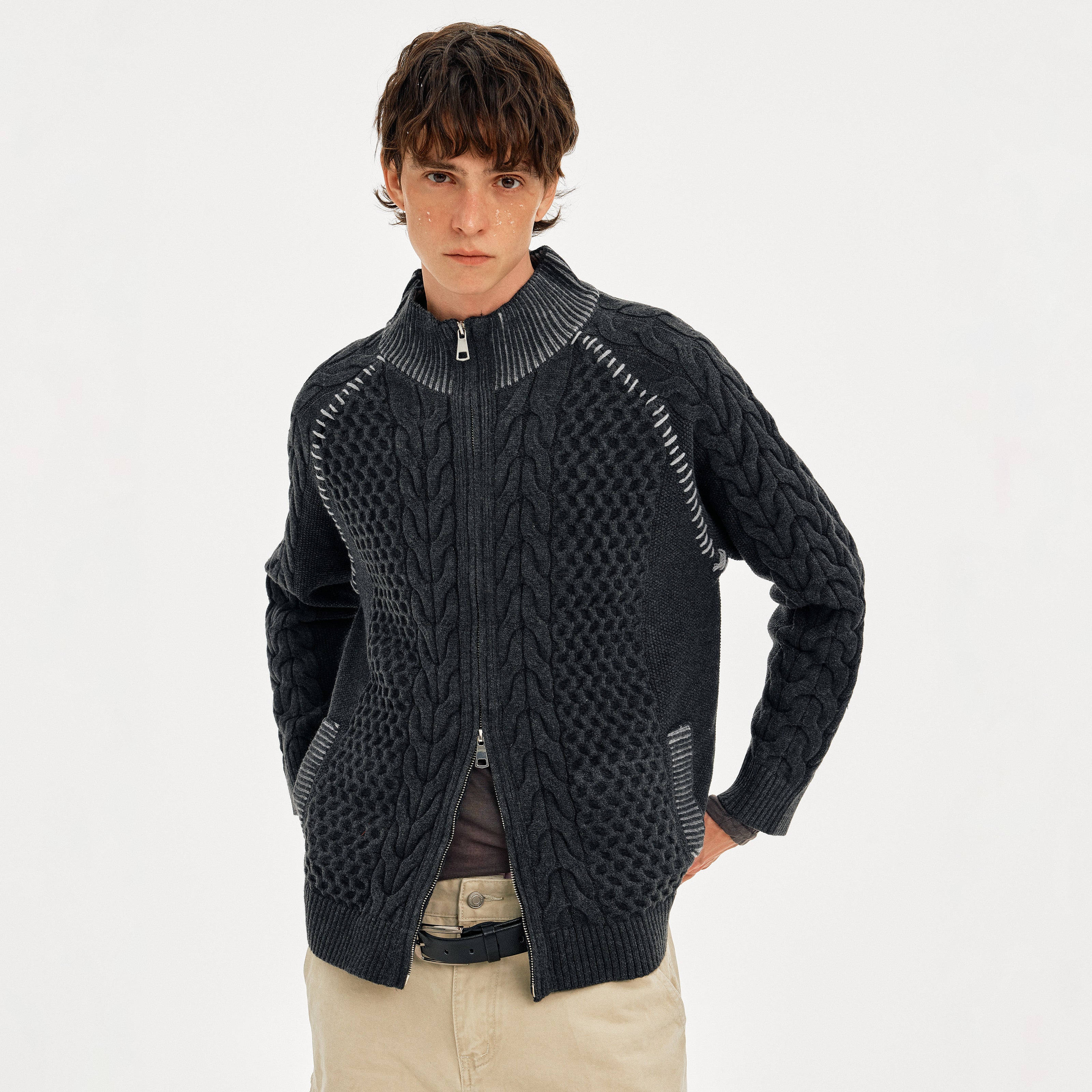 MADWITCH STITCH TWIST STAND KNIT #M153