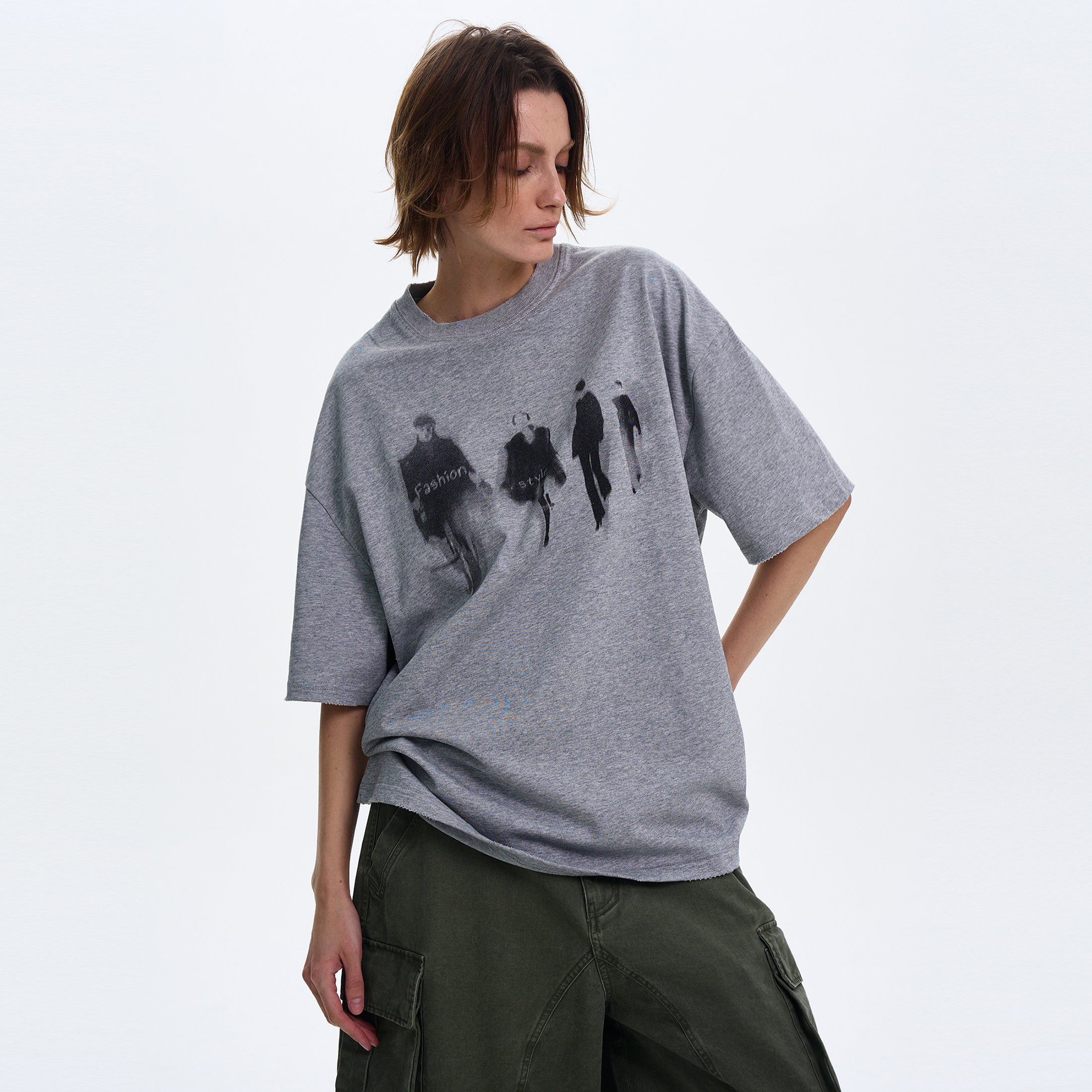 MADWITCH VERSATILE VIBE PRINT T-SHIRT #329