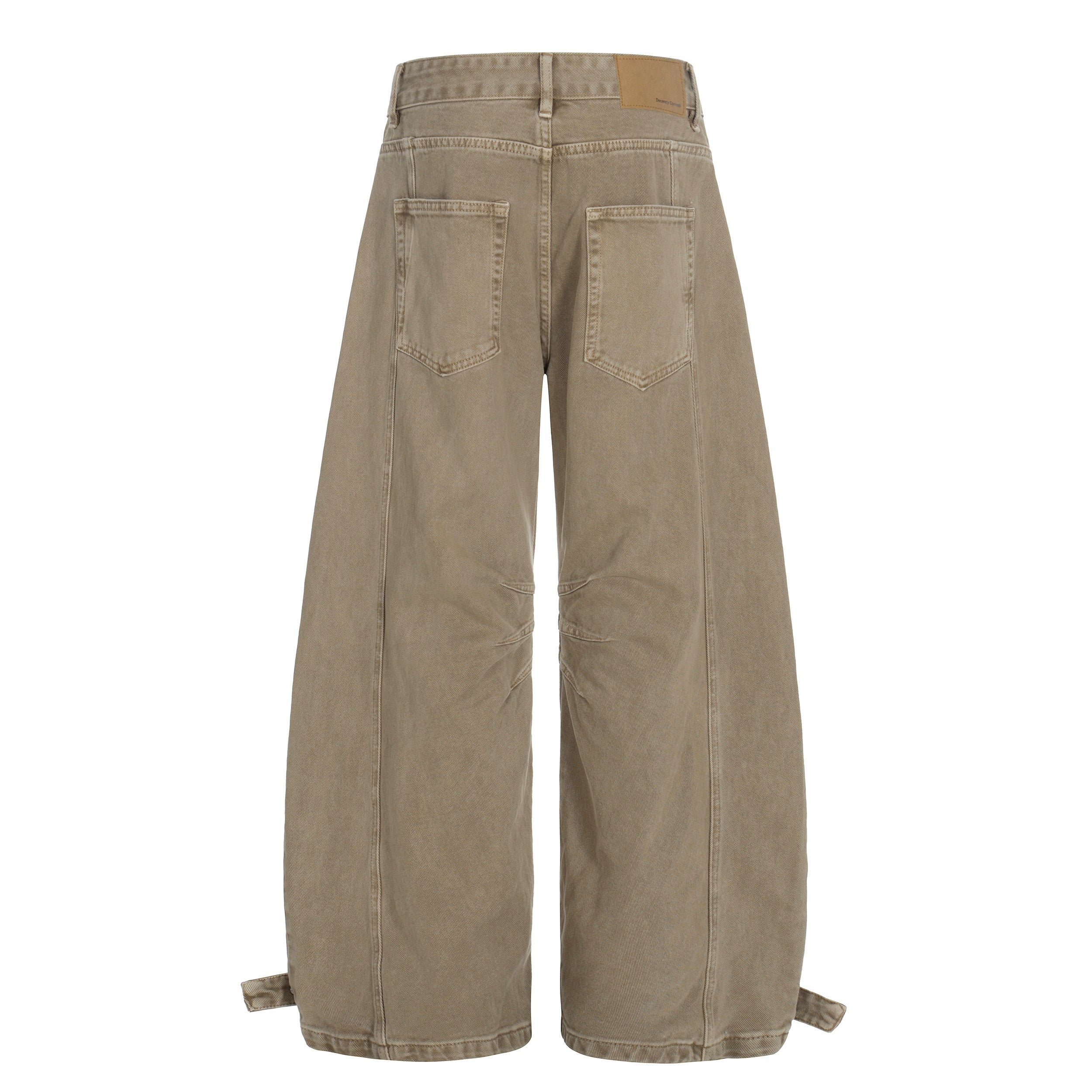 MADWIT DECONSTRUCTED WASHED WIDE PANTS#Z055