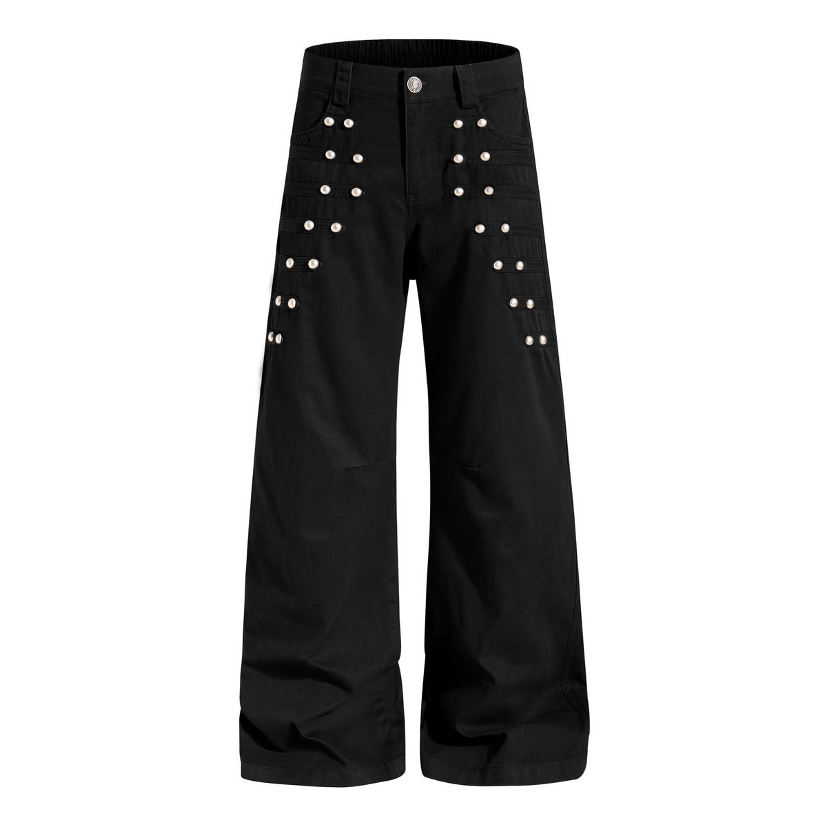 MADWITCH RIVET COURT WIDE-LEG TROUSERS #6844