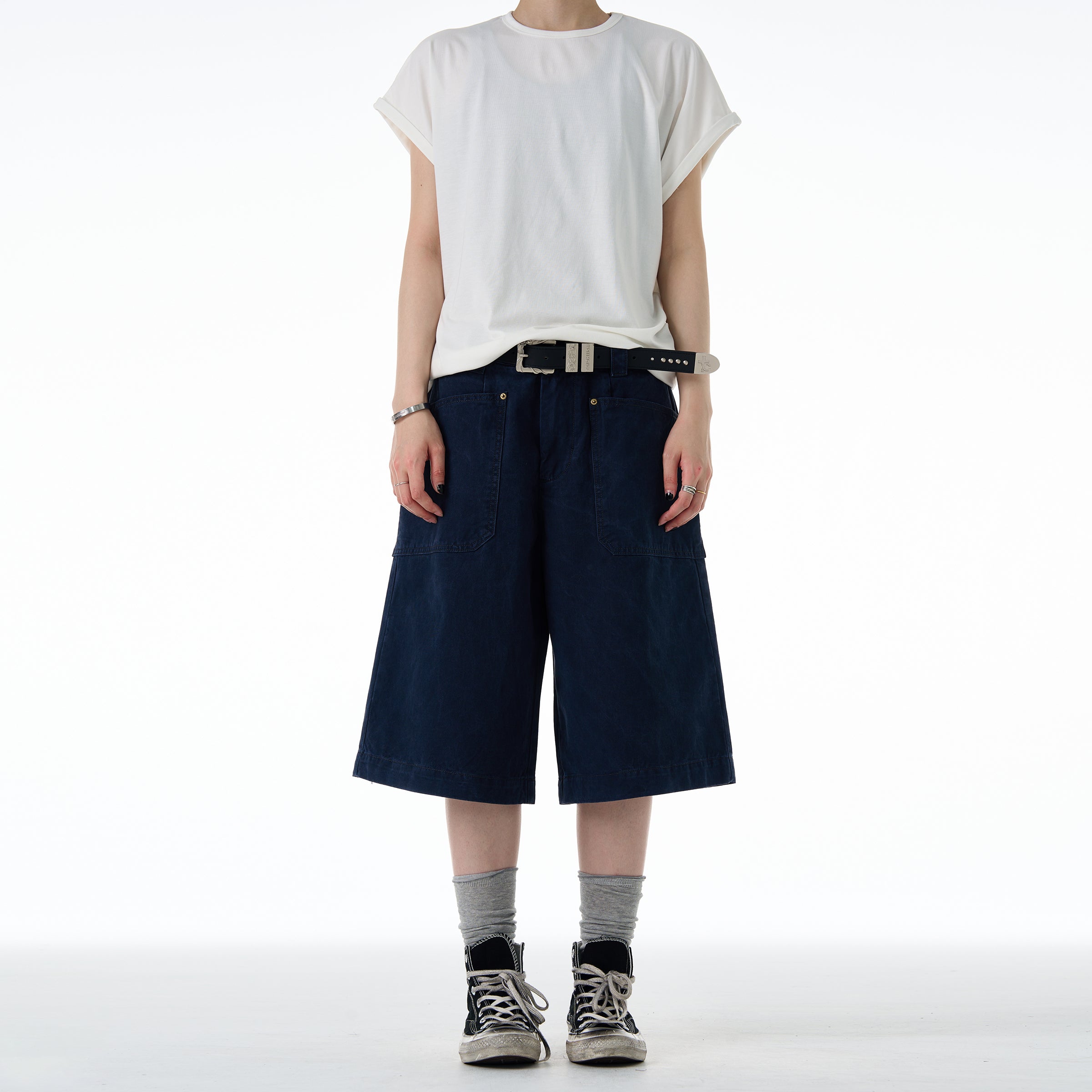 MADWITCH REVERSIBLE CASUAL SHORTS #DR3165