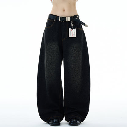 MADWITCH WASHED LEOPARD FLARE PANTS #BNK157