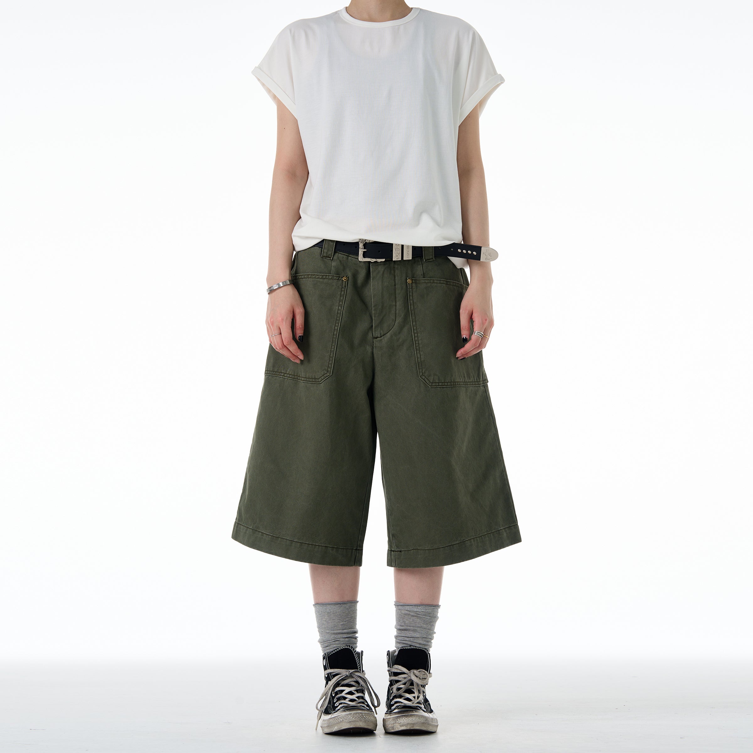 MADWITCH REVERSIBLE CASUAL SHORTS #DR3165