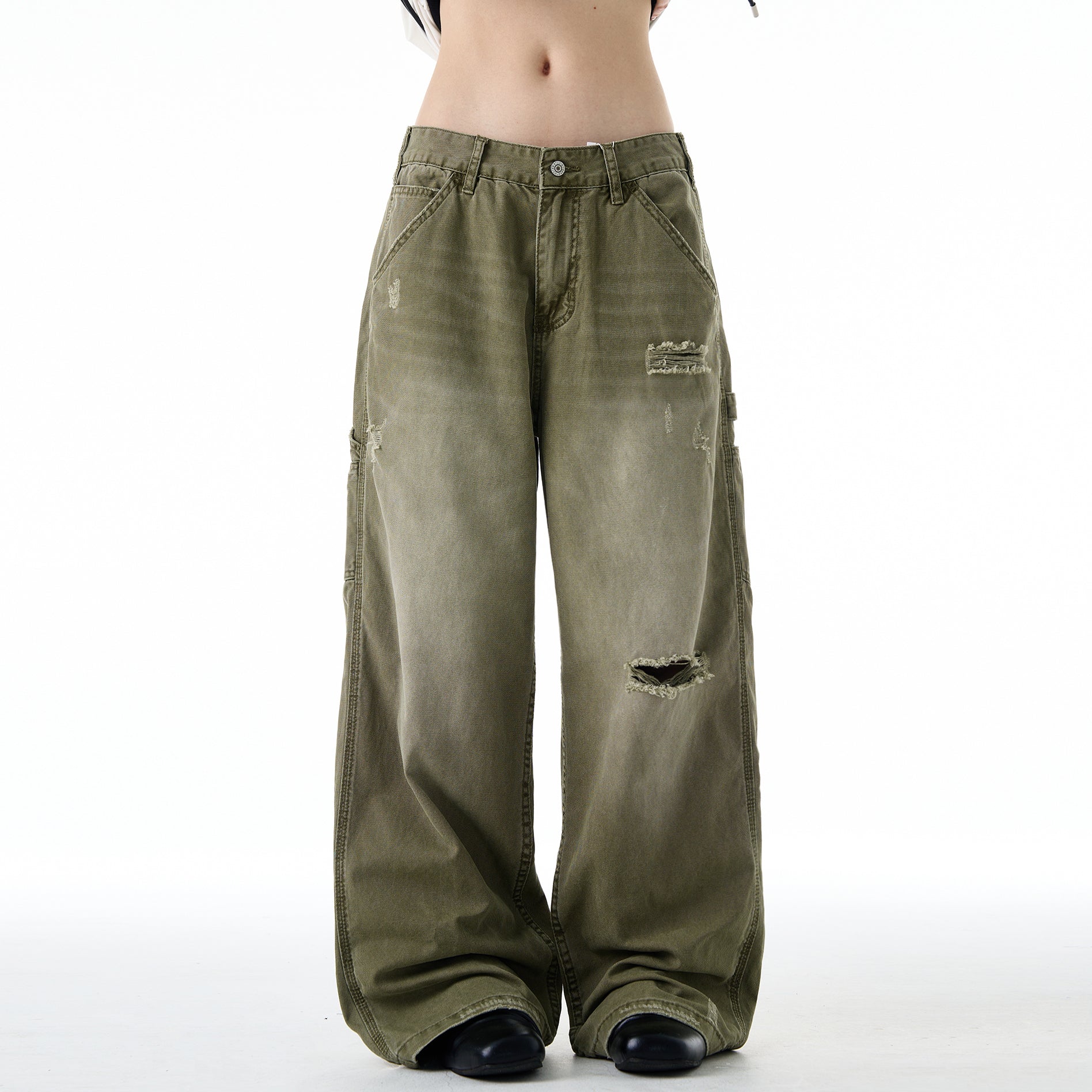 MADWITCH OMBRÉ WASH DENIM PANTS #CK3535