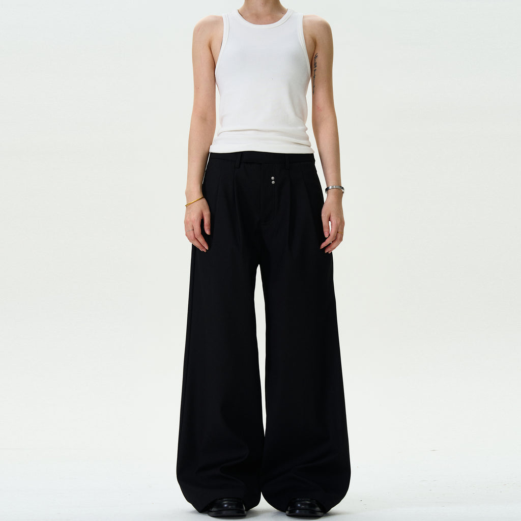 MADWITCH CASUAL STRAIGHT LEG TROUSERS #CK6619
